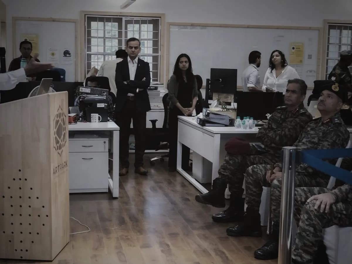 Product briefing at the ARTPARK office